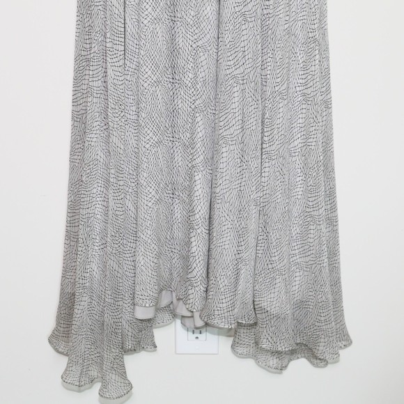 $525 LoveShackFancy - Black/White 100% Silk Racer Dress - Women's Size 2 NEW NWT - Picture 4 of 11